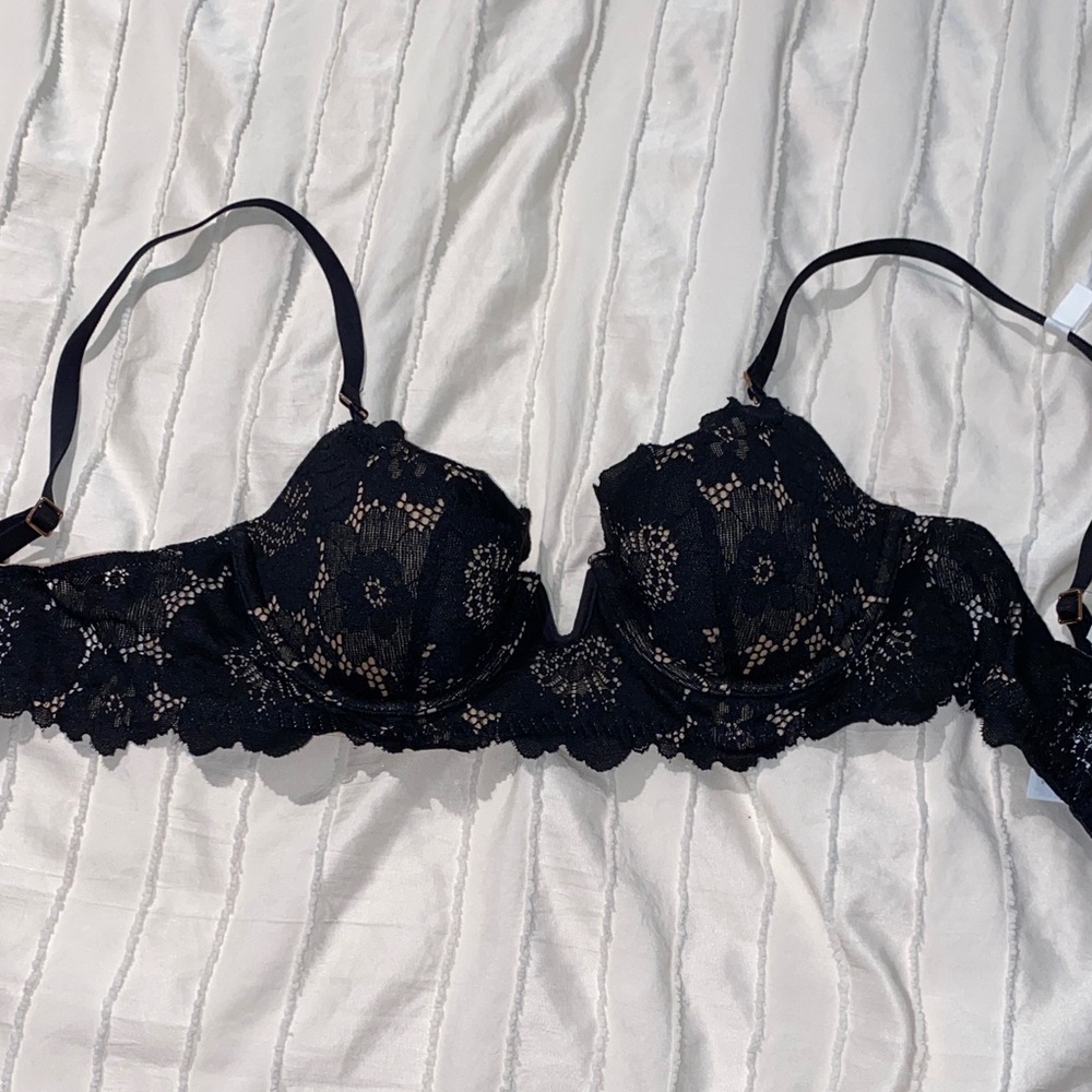 Aerie Black Lace Bra